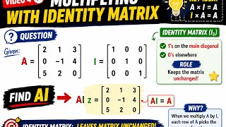 Part 3 3x3 matrix multiplication. How to solve multiplication of a 3x3 matrix.