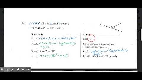 2.6 Prove Statements about Segments & Angles Video Lesson Geometry