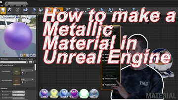 How to create a METALLIC Material in Unreal Engine