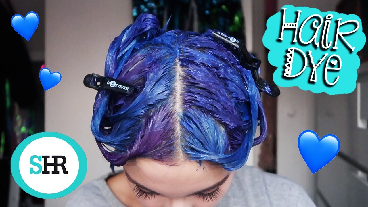 How To: Blue Ombre Hair Dye With Arctic Fox & Colorista! - Youtube