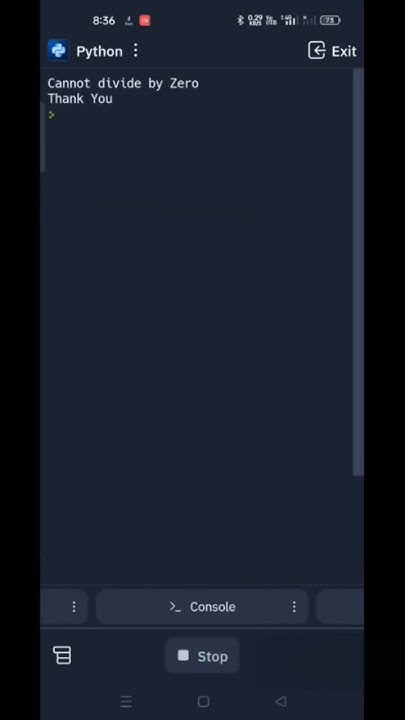 How To Use Try, Expect and Finally Statements In Python Mobile - YouTube