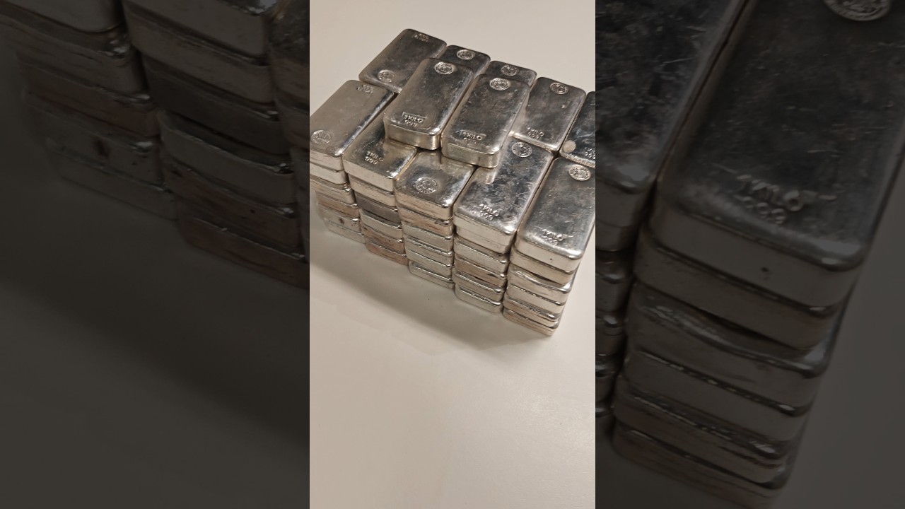 Perth Mint BUY BACK 1kg Silver Bars - 