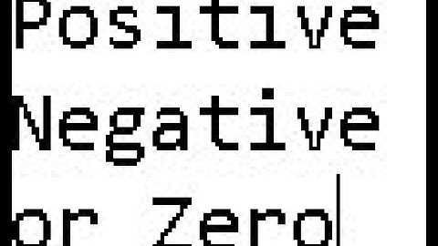 How to check if a number is positive negative or zero in C