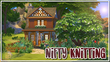 PERFECT KNITTERS COTTAGE IN THE WOODS 🧵 || Sims 4 Nifty Knitting: Speed Build (No CC)