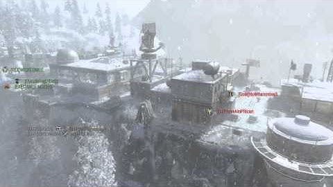 Call Of Duty Black Ops Awesome Ballistic Knife Across Map (Hardcore)