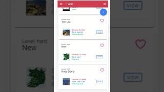 HikingDemoApp screenshot 1