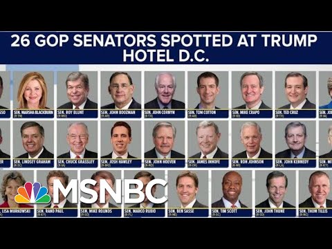 Republicans Didn't Go To Trump Hotels Until He Became POTUS | The Beat With Ari Melber | MSNBC