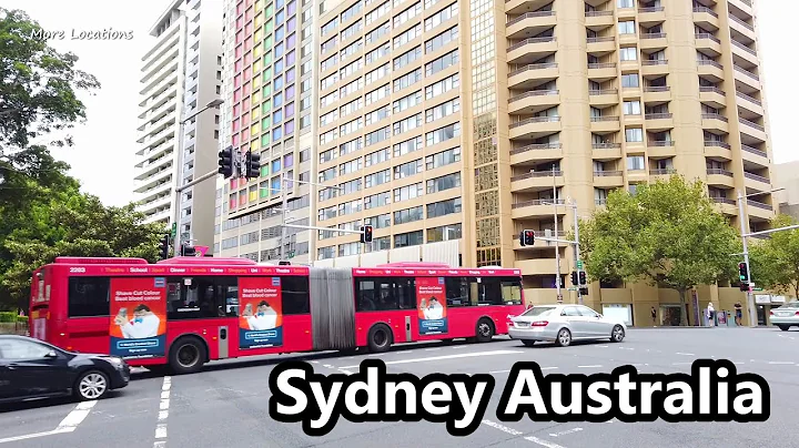 SYDNEY AUSTRALIA - Walking to Pullman Hotel Hyde P...