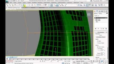 3ds Max Design 2011 (粵語) Chapter 2-1-5 Modeling Buildings Using Modifiers - Assign Materials