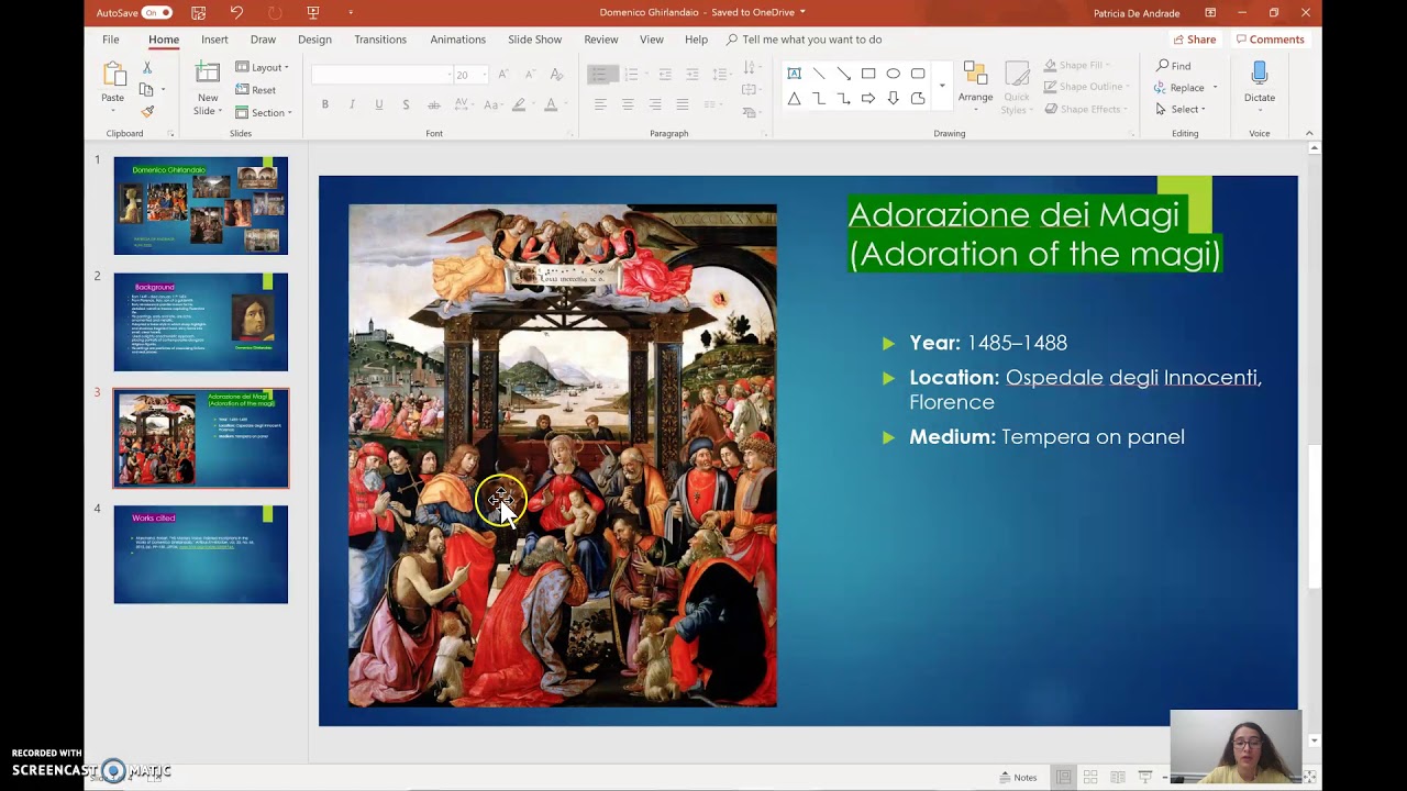 Domenico Ghirlandiao - Adoration of the Magi (1485-1488) Ospedale degli ...