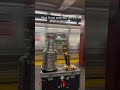 Imagine Walking Off The Train And Seeing The Larry O Brien And The Stanley Cup ЁЯШ ЁЯдп Imagine Walking Off The Train And Seeing The Larry O Brien And The Stanley Cup ЁЯШ ЁЯдп
