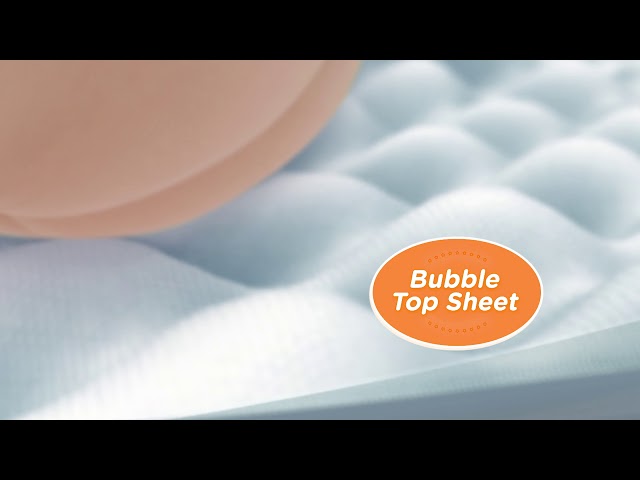 Get EQ Dry dryness | Bubble Top Sheet class=