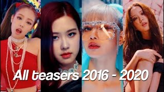 BLACKPINK ALL TEASERS COMPILATION 2020