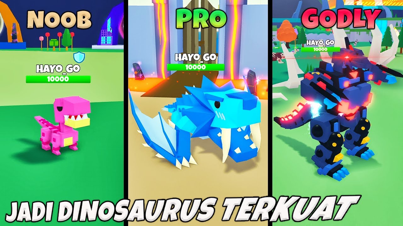GODLY!! 24 Jam Dapat DINOSAURUS TERKUAT Max Level Tak Ada Tandingannya