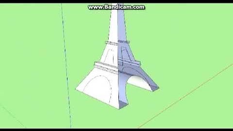 sketchup eiffel tower