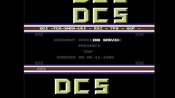 C64 Crack Intro: Doughnut Cracking Service Intro 1986