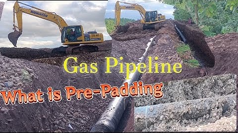 Gas Pipeline Pre - Padding |Komatsu Pc210| Ace Pipeline| Gail India Pvt LTD