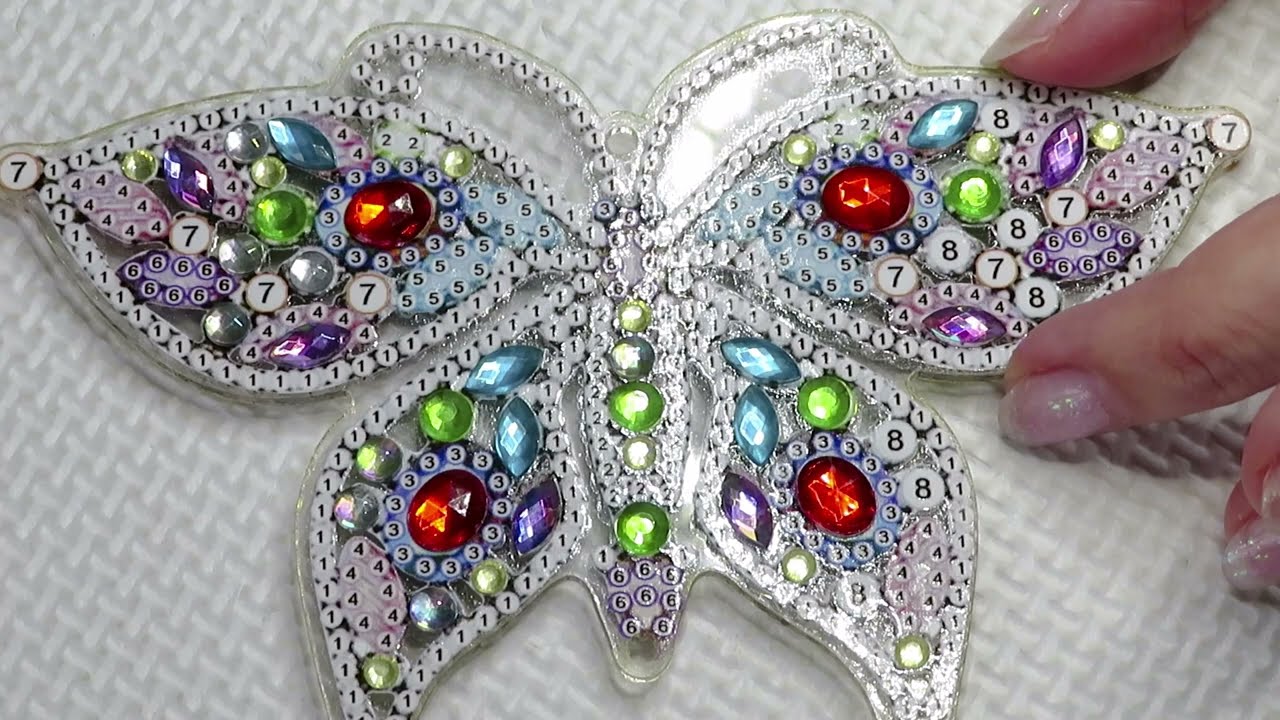 Fansells Butterfly Wind Chime Diamond Painting Gift From My Viewer 