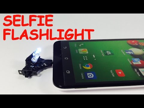 HOW TO MAKE SELFIE FLASH LIGHT AT HOME