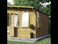 Pressure Treated Alpine Grandmaster Summerhouse Cabin 20 x 14