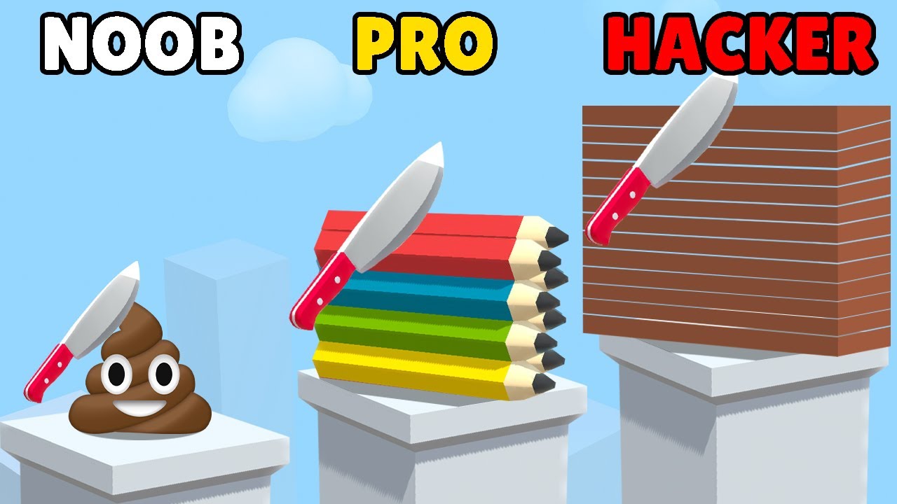 NOOB vs PRO vs HACKER in Sushi Roll 3D 