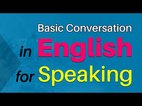 Basic Conversation in English for Speaking | Every day English Conversation Practice