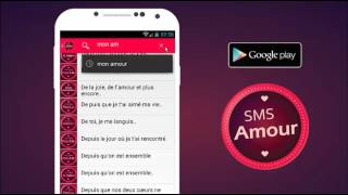 SMS Amour  - Application Android screenshot 2
