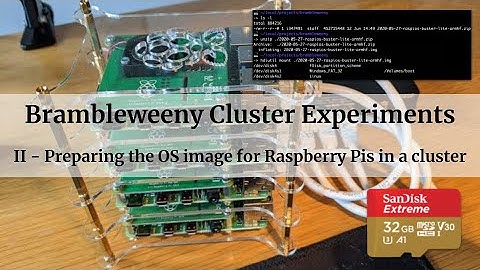 II - Preparing the OS image for Raspberry Pis in a cluster