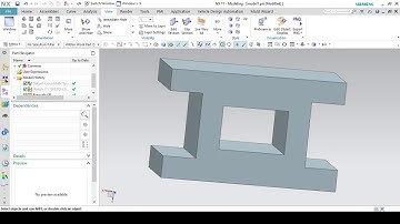 Siemens NX | Tutorials For Beginners | Mirror curve and Extrude tools.