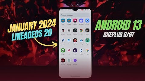 LineageOS 20 Android 13 on OnePlus 6/6T