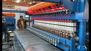 5 -12 mm Steel Bar Reinforcing Mesh Welding Machine With Turning Mesh Stacker