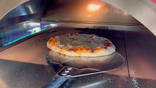 Urban Slicer Pizza Dough Baked on the Alfa Forni Moderno Pizza Oven