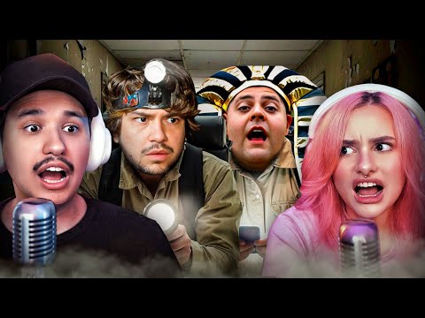 BRINO E MAUMAU PASSARAM 24 HORAS NA CIDADE FANTASMA React Bruninzor