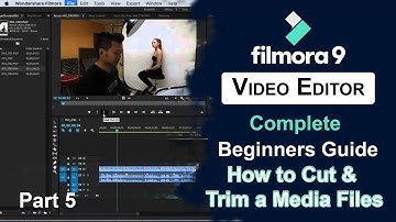 FILMORA 9 VIDEO TUTORIAL, How to cut trim or Split a video in Filmora 9- Part 4