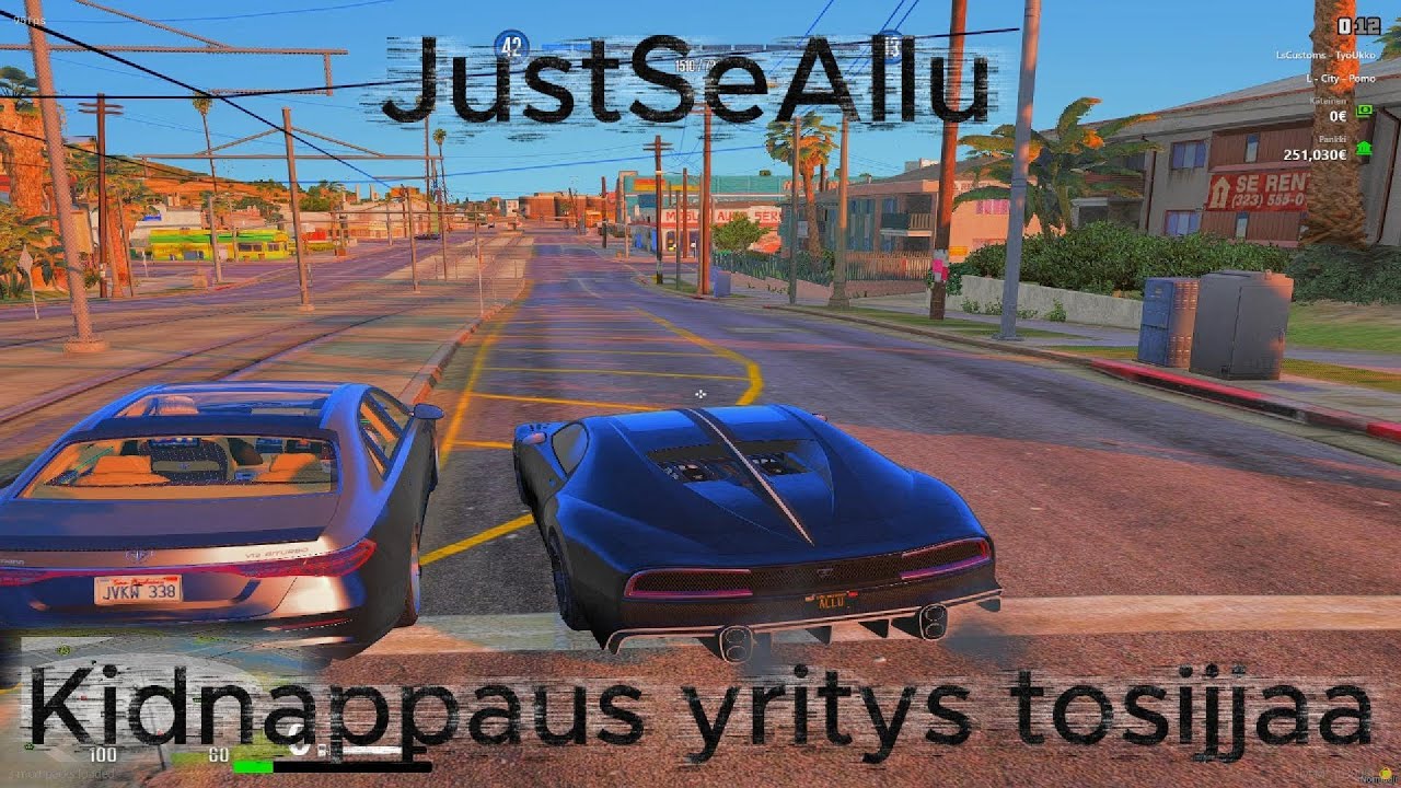 Kidnappaus yritys tosijjaaa. #unityrp #fivem #suomi #gta #gtarp