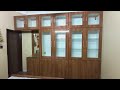 Woodakh bedroom divider cupboard design with glass shalev 9 x 12 foot