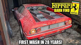 Abandoned Supercar: Ferrari 512bb | First Wash in 28 Years! | Car Detailing Restoration screenshot 1