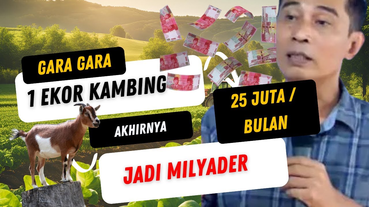 GARA GARA 1 EKOR KAMBING JADI MILYADER DAN PUNYA PASIF INCOME 25 JUTA TIAP BULAN #bayudiningrat
