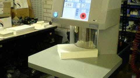 Paper Counting Machine - Vacuumatic Vicount 3 - Pin and Blade Bench Top model Butter Paper test