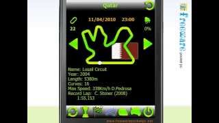 Follow teams, pilots, circuits, ranking, poles with MotoGP Pocket 2010 for Windows phone screenshot 3