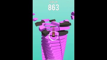 Drop Stack Ball 💩 Level 20 Gameplay Walkthrough (iOS,Android) #dropstackball #gameplay #shorts