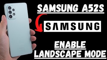 Samsung a52s rotate screen | A52s auto rotate | enable samsung a52s landscape mode | screen rotation