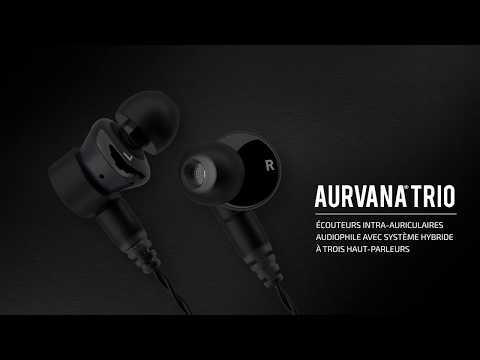 Aurvana Trio Écouteurs intra-auriculaires audiophile avec système hybride à trois haut-parleurs