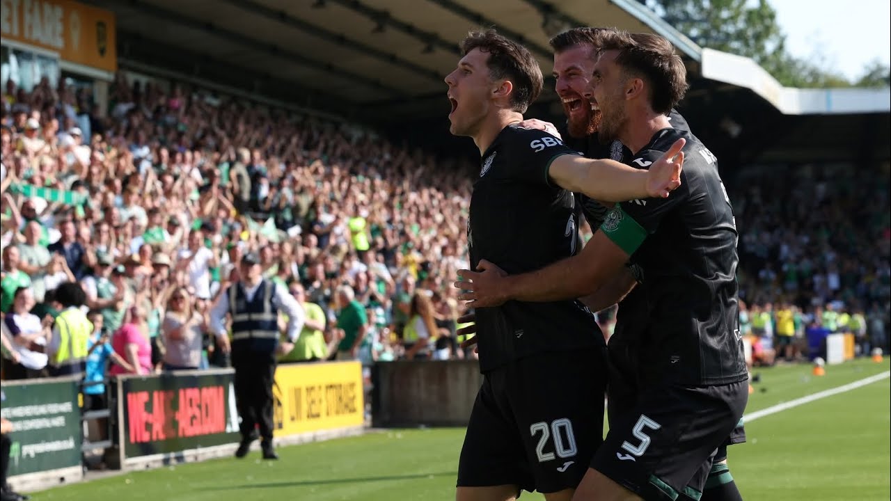 Hibs advance in in Premier Sports Cup with win at Livi includes Josh Mulligan Wonder goal 😎 17.8.25.