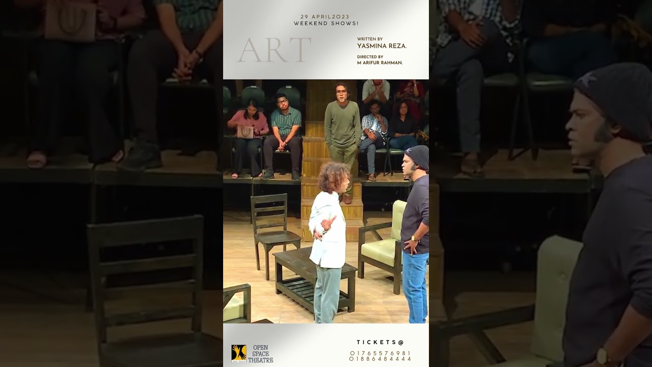 ART - by Yasmina Reza (Open Space Theatre's shows  in April, 2023)