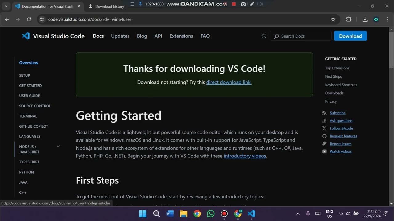 How to set up visual studio (vs code) for C/C++. - YouTube