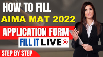 MAT 2022 Registration (Started) - How To Fill AIMA MAT 2022 Application Form