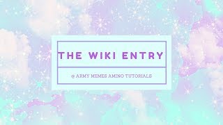 Army Memes Amino - how to make a wiki?