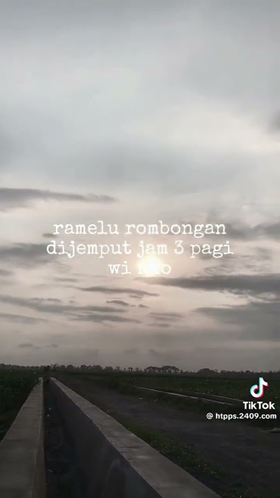 dijemput jam tiga pagi