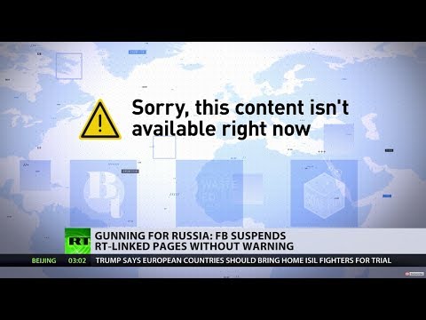 ‘Unprecedented punishment’: Facebook bans RT-linked pages for ‘failing’ to mention funding source